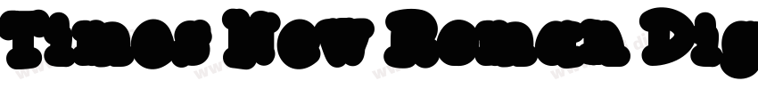 Times New Roman Digi字体转换